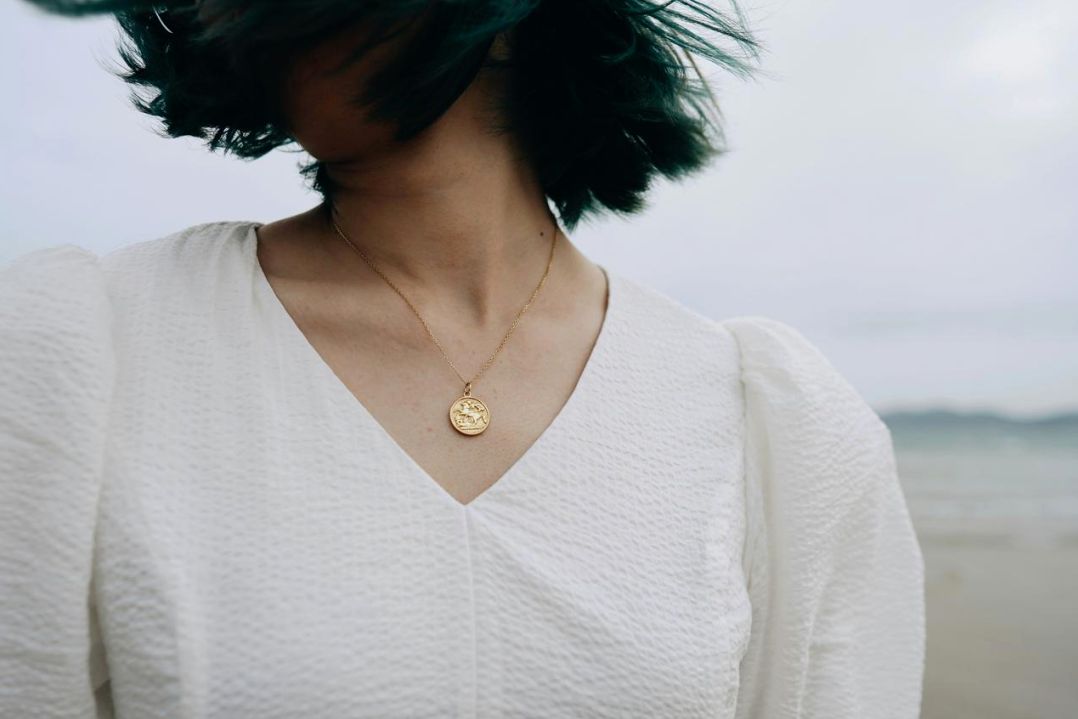 Ruby station necklace